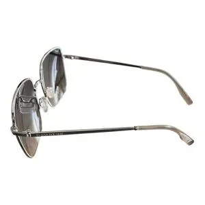 Hawkers Unisex Square Gradient Sunglasses – Silver Frame, Brown-to-Grey lenses Silver Classic Metal Rectangle Gradient Sunglasses with  main image 3